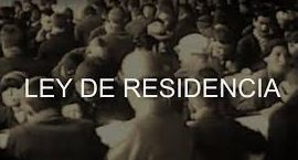 Ley de residencia