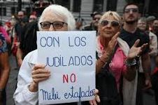 Con los jubilados no