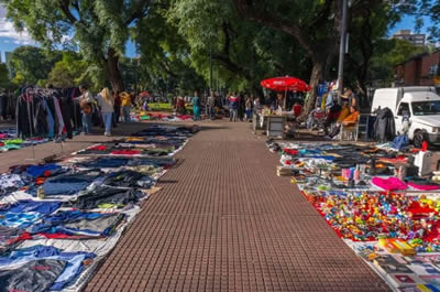 Manteros en Chacarita