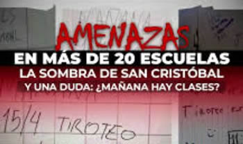 Amenaza tiroteos